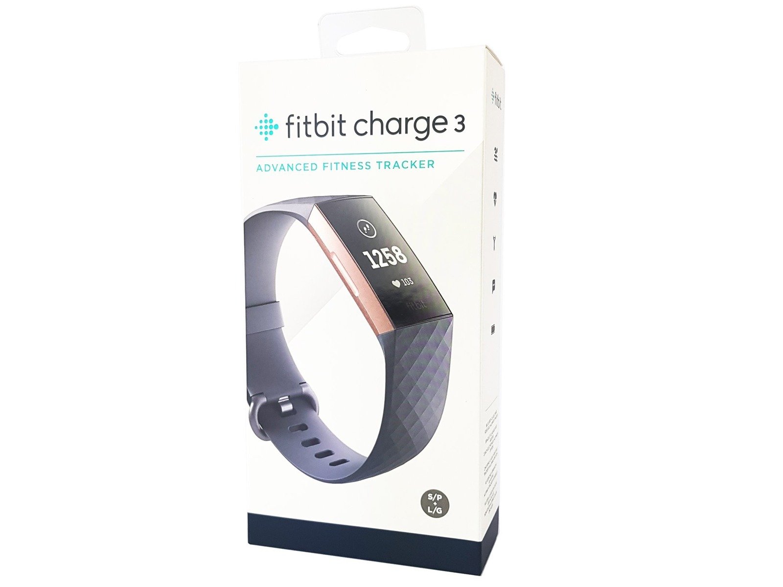 Fitbit Charge 3 Rose Gold / Blue Grey Smartband Tracker