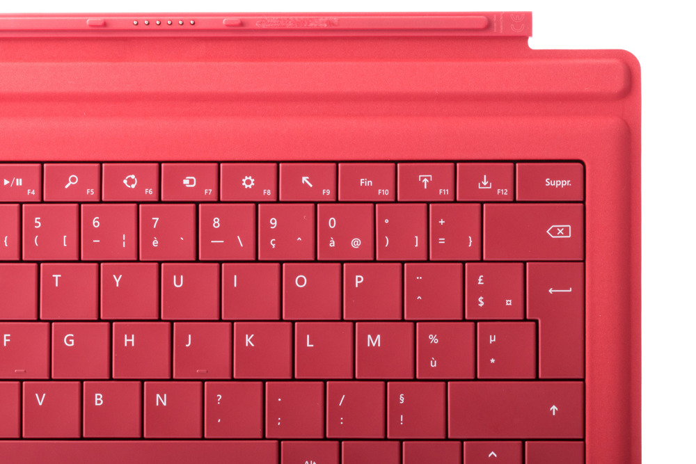 Keyboard Microsoft Surface Type Cover Pro 3 Red AZERTY (French) Grade B